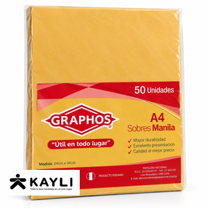 SOBRE MANILA GRAPHOS A4