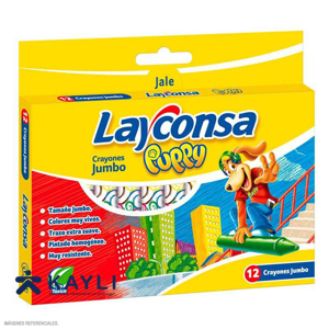 CRAYONES LAYCONSA JUMBO X 12UND