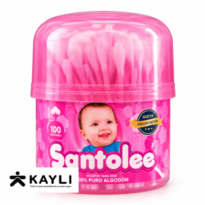 HISOPO SANTOLEE CON ABRE FACIL X 100 UNID.