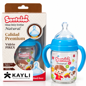 BIBERON SANTOLEE VIDRIO 6 OZ. ST-91V