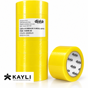 CINTA DE EMBALAJE DIALE AMARILLO TAM48-60