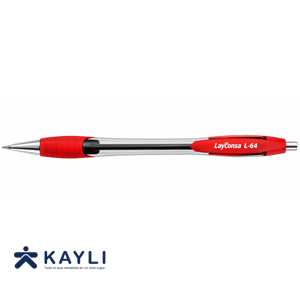LAPICERO LAYCONSA RETRACTIL ROLL CLICK L-64 ROJO