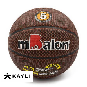 PELOTA MI BALON BASQUET #5 CUERO CELULAR