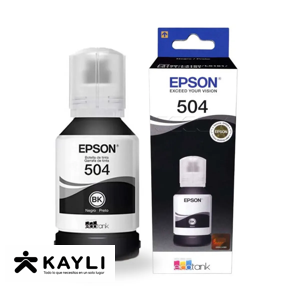 TINTA EPSON 504 NEGRO X127ML