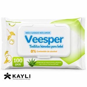 TOALLA HUMEDA VEESPER X100