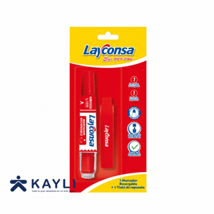PLUMON  LAYCONSA RECARGABLE C/CARTUCHO ROJO L-123R