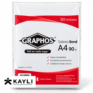 SOBRE BOND GRAPHOS A-4 X50