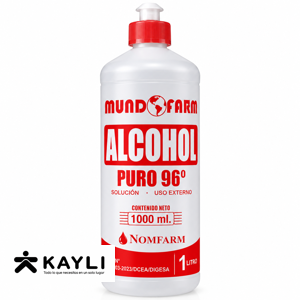 ALCOHOL 96° DE 1 LITRO