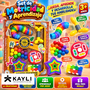 KIT DE ESTIMULACION SENSORIAL DE 6 JUEGOS 6665