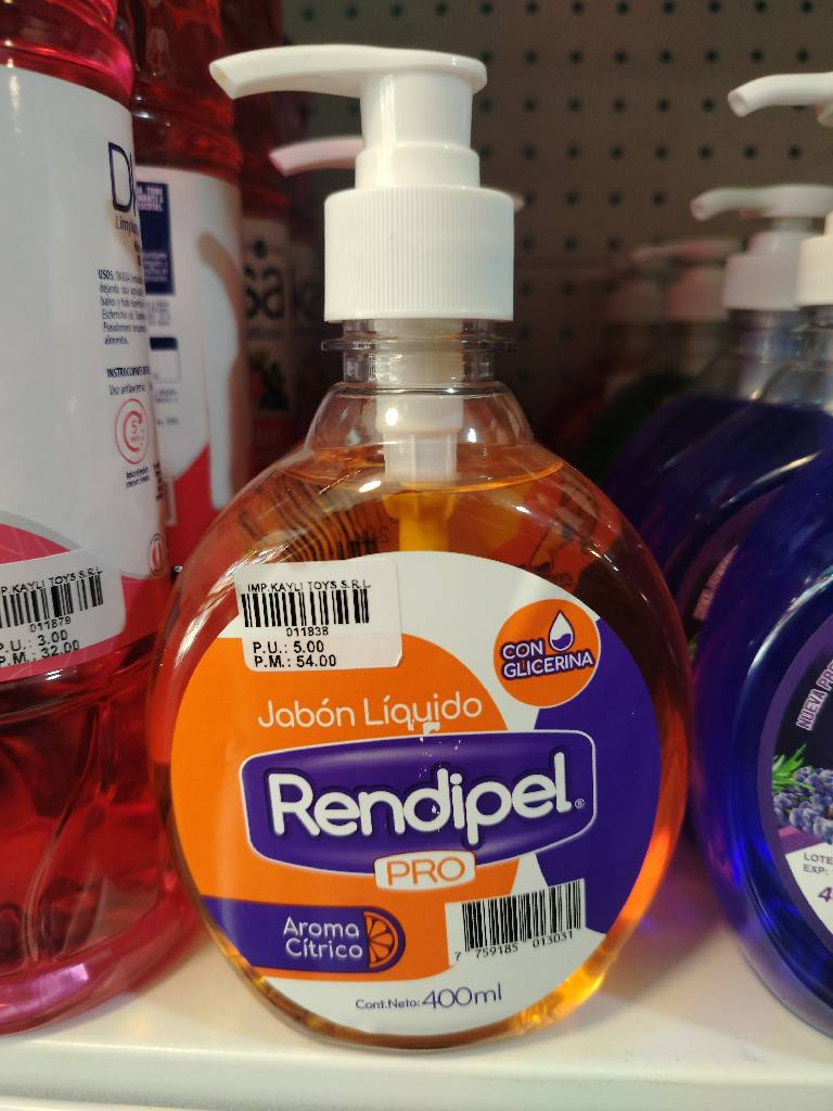 JABON LIQUIDO RENDIPEL X400 ML