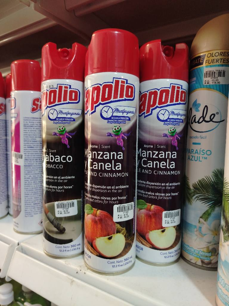 SAPOLIO AROMATIZANTE EAROSOL X360 ML