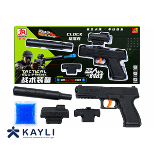 PISTOLA CLOCK 6.7MM HIDROGEL JR736