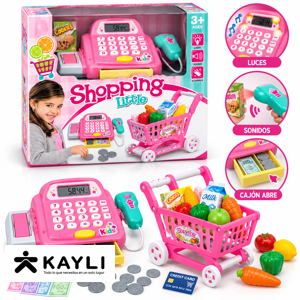 CAJA REGISTRADORA CON CARRITO DE COMPRA SK-71A/71B