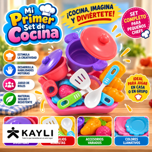 SET DE COSINA CON ACCESORIOS EN BOLSA 8911