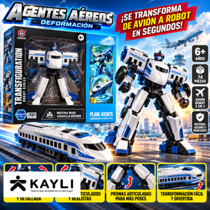 ROBOT EN CAJA MODELO TAANQUE DINO AVION HD113/HD116/HD119/HD120