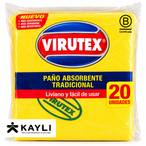 PAÑO MULTIUSO VIRUTEX X20 UND foto 2