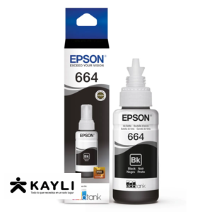 TINTA EPSON 664 NEGRO foto 2