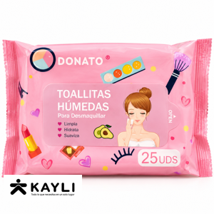 TOALLITA HUMEDA PARA ROSTRO X25 UND D9524 foto 2