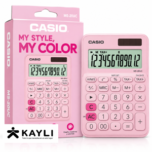 CALCULADORA CASIO MS-20UC-PK foto 2
