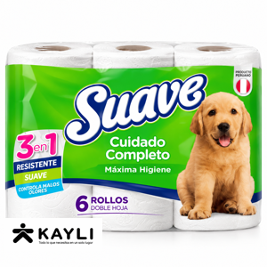 PAPEL HIGIENICO SUAVE VERDE X6 foto 2