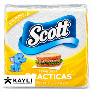 SERVILLETA SCOTT PRACTICAS AMARILLO foto 2
