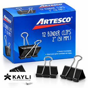 BINDER CLIPS ARTESCO 2"(51MM) AR16083005 foto 2
