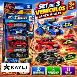CARRO DE METAL X3 MINI 779-82C foto 2
