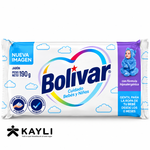 JABON BOLIVAR BEBE EN BARRA X190 GR foto 2