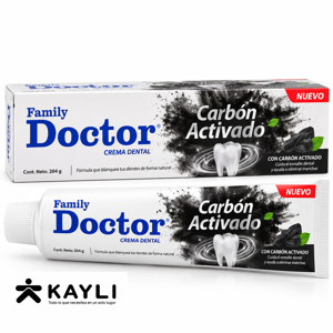 CREMA DENTAL FAMILY DOCTOR CARBON ACTIVADO X204 GR foto 2