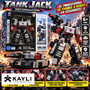 ROBOT EN CAJA MODELO TAANQUE DINO AVION HD113/HD116/HD119/HD120 foto 5