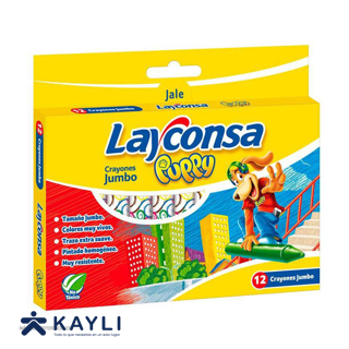 CRAYONES LAYCONSA JUMBO X 12UND