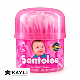 HISOPO SANTOLEE CON ABRE FACIL X 100 UNID.