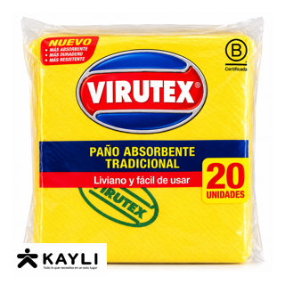 PAÑO MULTIUSO VIRUTEX X20 UND