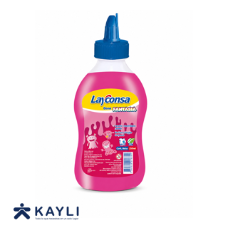 GOMA LAYCONSA FANTASIA FUCSIA X 240ML.