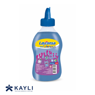GOMA LAYCONSA METALICO AZUL X 240ML.