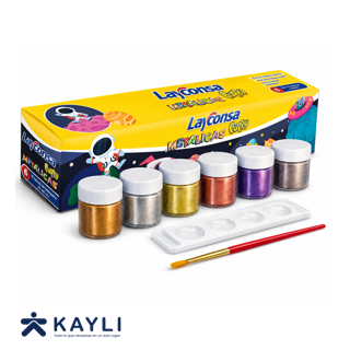TEMPERA LAYCONSA METALICA X 6