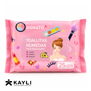 TOALLITA HUMEDA PARA ROSTRO X25 UND D9524