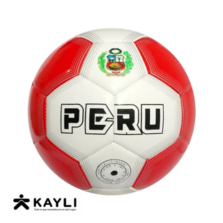 PELOTA FUTBOL CUERO TERMO PERU