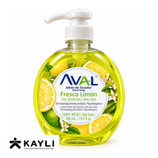 JABON LIQUIDO AVAL X400ML