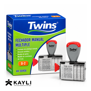 FECHADOR TWINS MANUAL MULTIPLE AR-00408