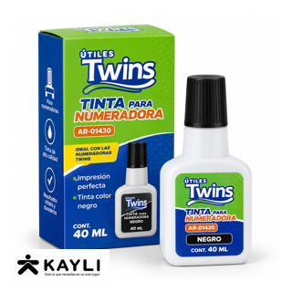TINTA PARA NUMERADORA TWINS NEGRO AR-01430