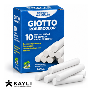 TIZA ANTIALERGICA ROBERCOLOR BLANCA X10