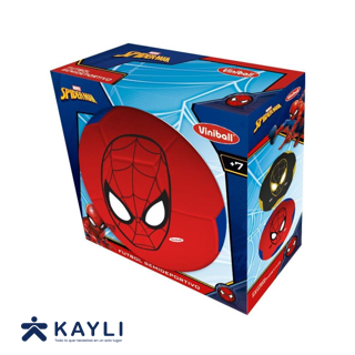 PELOTA VINIBALL SEMIDEPORTIVA FUTBOL SPIDERMAN 02 EN CAJA