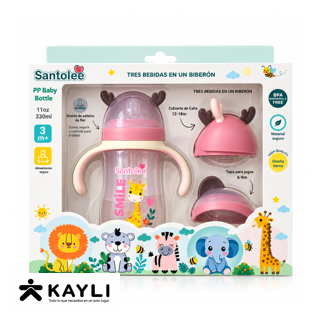 BIBERON PARA BEBE SANTOLEE X11 ONZAS 3EN1 KFS-9035