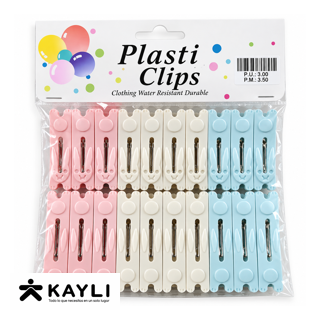 GANCHO DE ROPA DE PLASTICO 100754