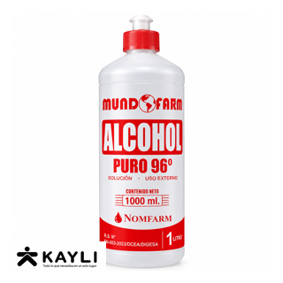 ALCOHOL 96° DE 1 LITRO