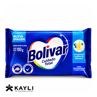 JABON BOLIVAR FLORAL EN BARRA X190 GR