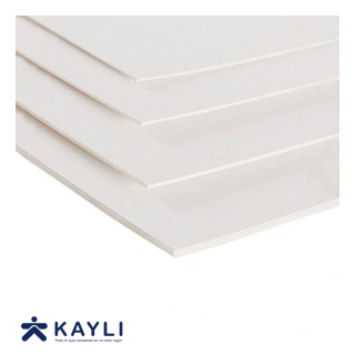 LAMINA PARA MAQUETA BLANCO LISO MICROCORRUGADO 70X100
