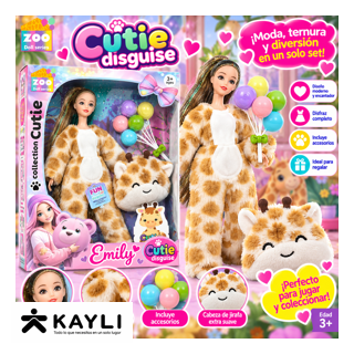 MUÑECA CON DISFRAZ DE ANIMALES QJ201