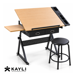 MESA DE DIBUJO MDF UTL-H10/M-02 + SILLA